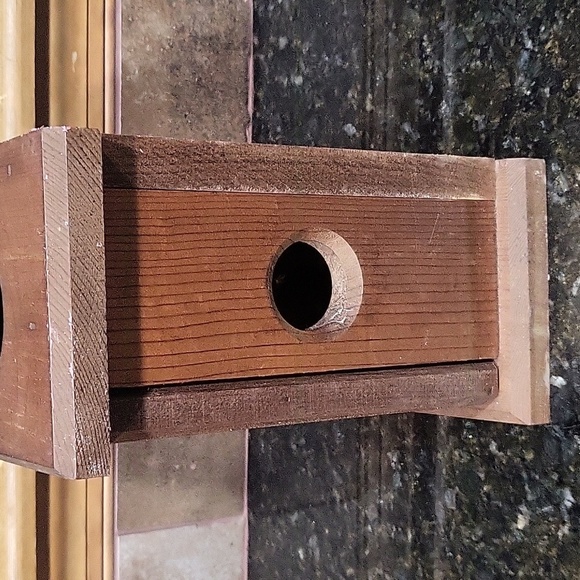 Vintage 80's Nautical Ship Themed Wooden Lantern Box - Picture 8 of 10